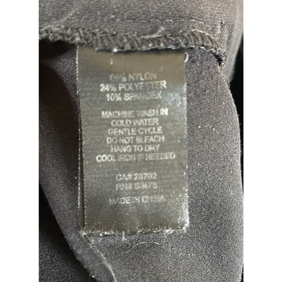 Joie Women's Dress Pants Size 12 Black Nylon Blend Mid Rise Straight Leg Career - Picture 4 of 6